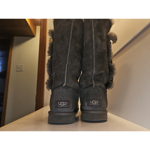 Uggs Grey Women's Tall Boots Size 6 - Picture 7 of 13
